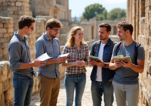 Archeologi al lavoro su siti storici